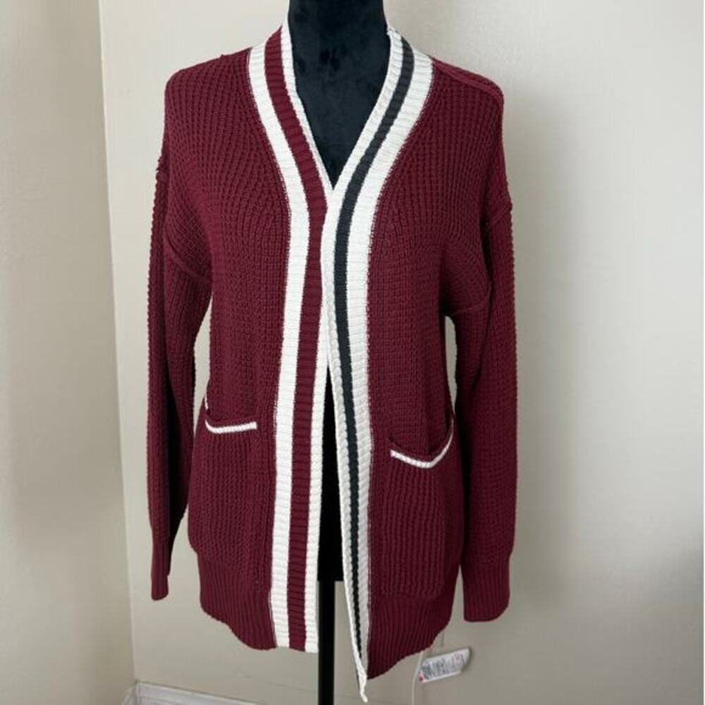 Universal Thread Burgundy Open Front Cardigan - XS - NWT